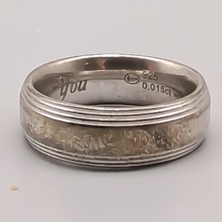 Patterned Ring in Silver S925 5.52g 16mm