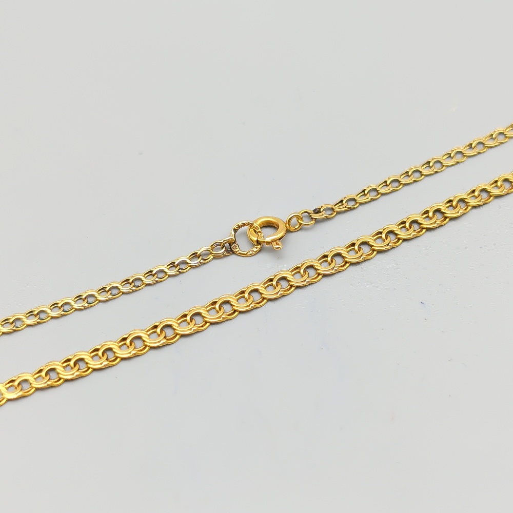 45.5cm Graduated Bismarck Chain in Gold 18K 5.19g