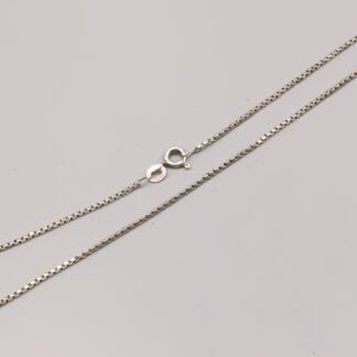 44cm Box Chain in Silver S830 3.33g
