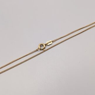 38.5cm Curb Chain in Gilded Silver S830 1.31g