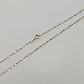 42.5cm Balestra Curb Chain in Gilded Silver S925 1.87g