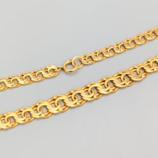 45.5cm Graduated Bismarck Chain in Gold 18K 29.08g
