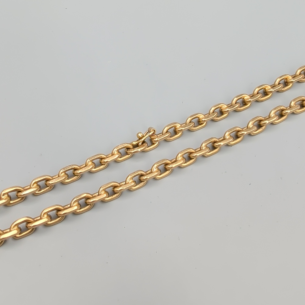 50.5cm Diamond Cut Cable Chain in Gold 18K 41.18g - Image 2
