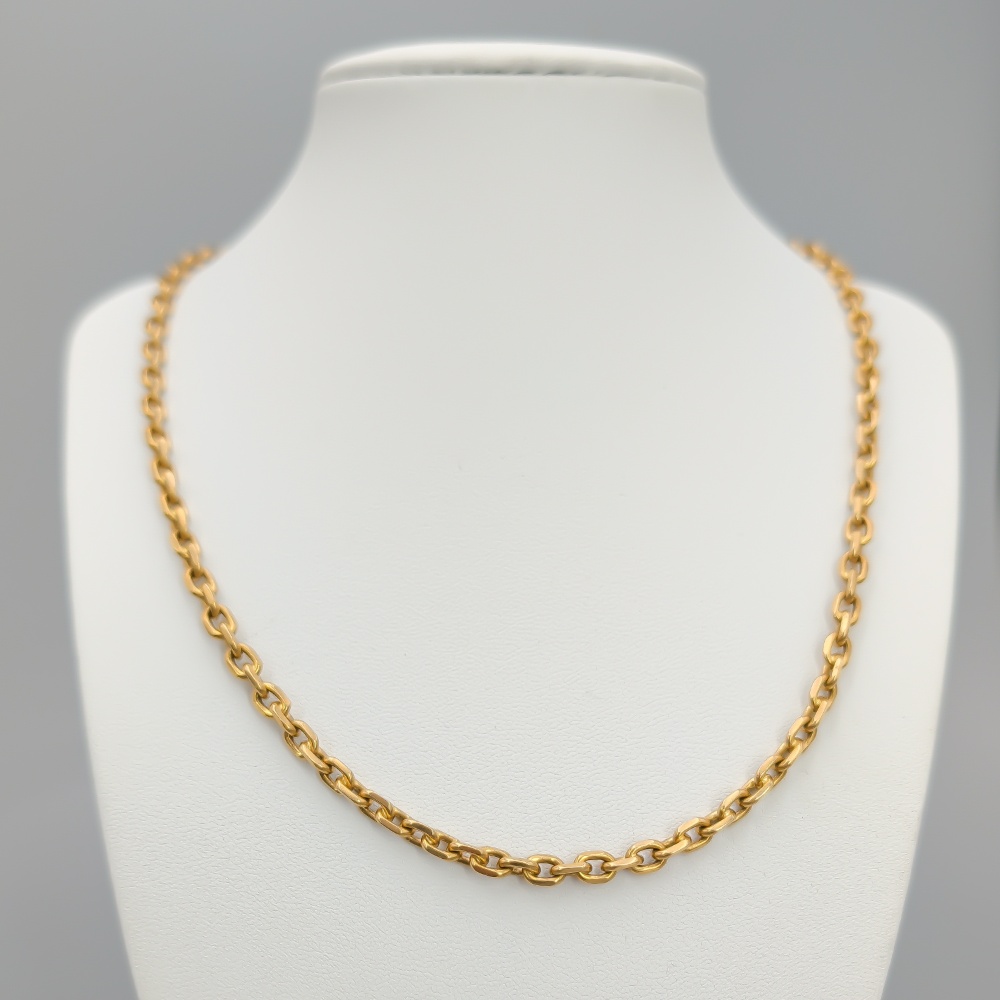 50.5cm Diamond Cut Cable Chain in Gold 18K 41.18g