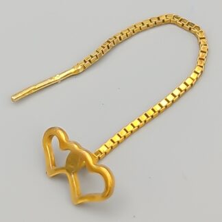 Single Earring in Gilded Silver S925 0.34g 38mm