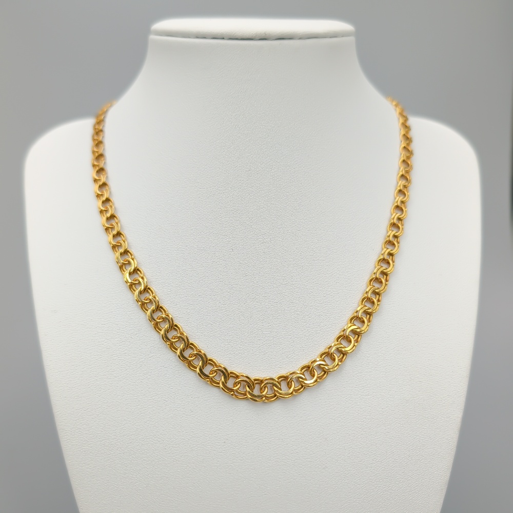 43.5cm Graduated Bismarck Chain in Gold 18K 25.78g