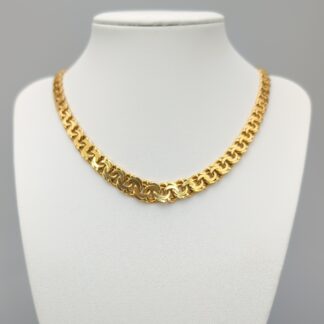 44.5cm Graduated Bismarck Chain in Gold 18K 45.7g