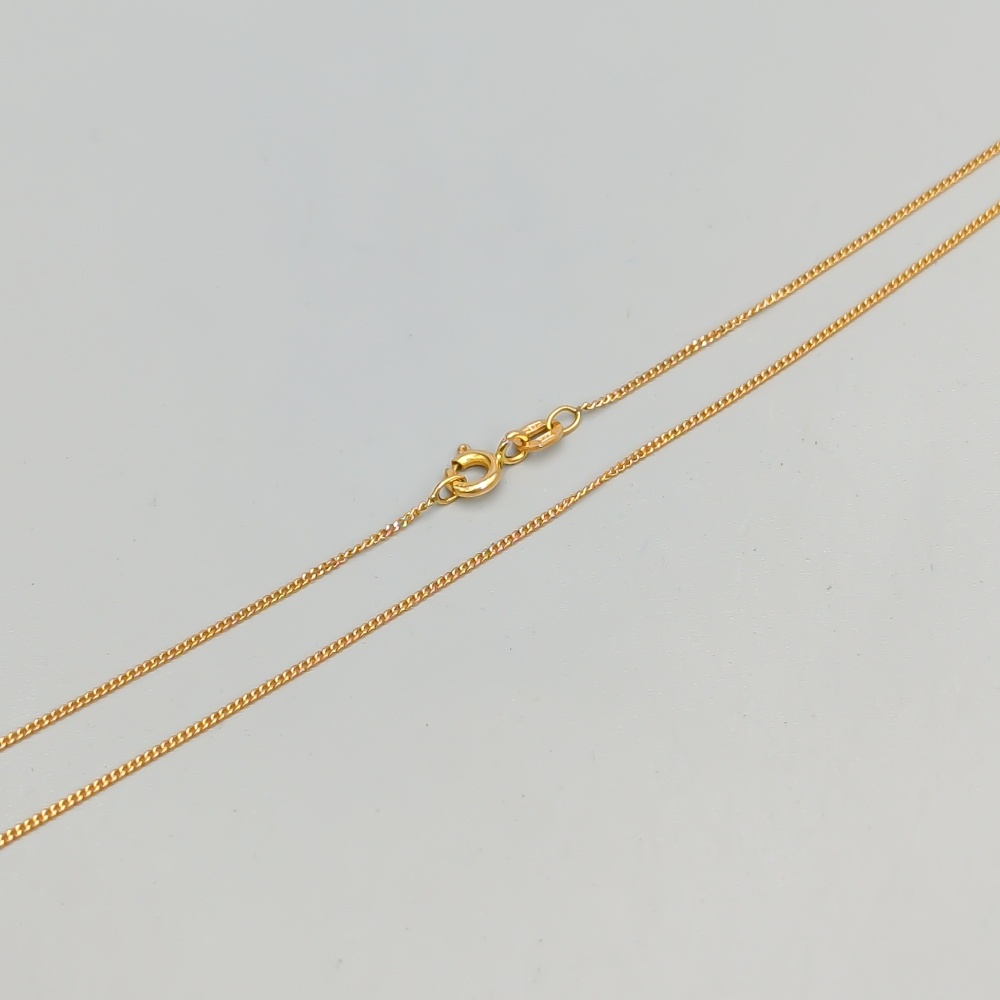 46.5cm Curb Chain in Gold 18K 1.79g