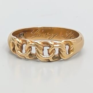 Rings in Gold Bismarck 18K 3.42g 16.75mm