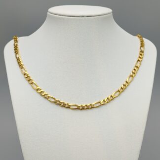57cm Figaro Chain in Gold 18K 32.53g