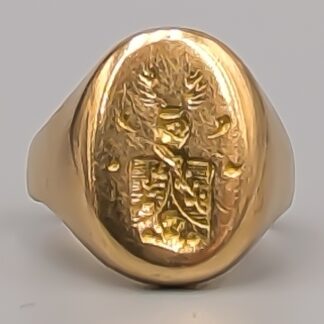 Signet Ring in Gold 18K 7.93g 14.75mm