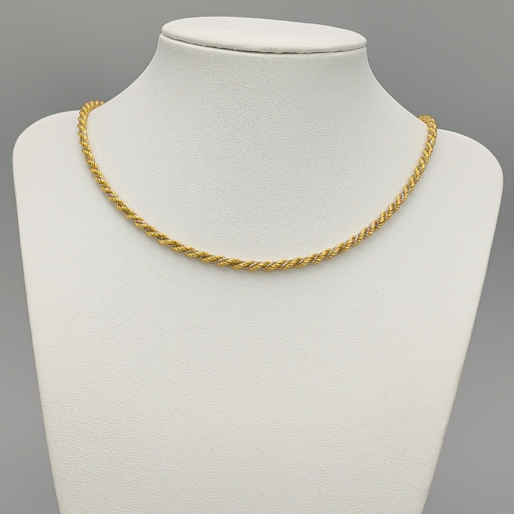 42.5cm Rope Chain in Multicolored Gold 18K 12.72g