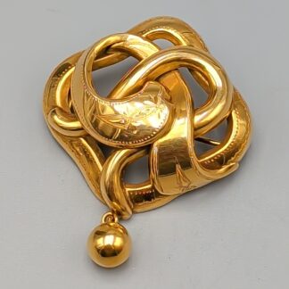 Antique Brooch in Gold 18K 5.1g 42mm
