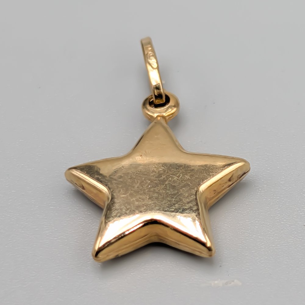 Hänge i Guld Stjärna-1