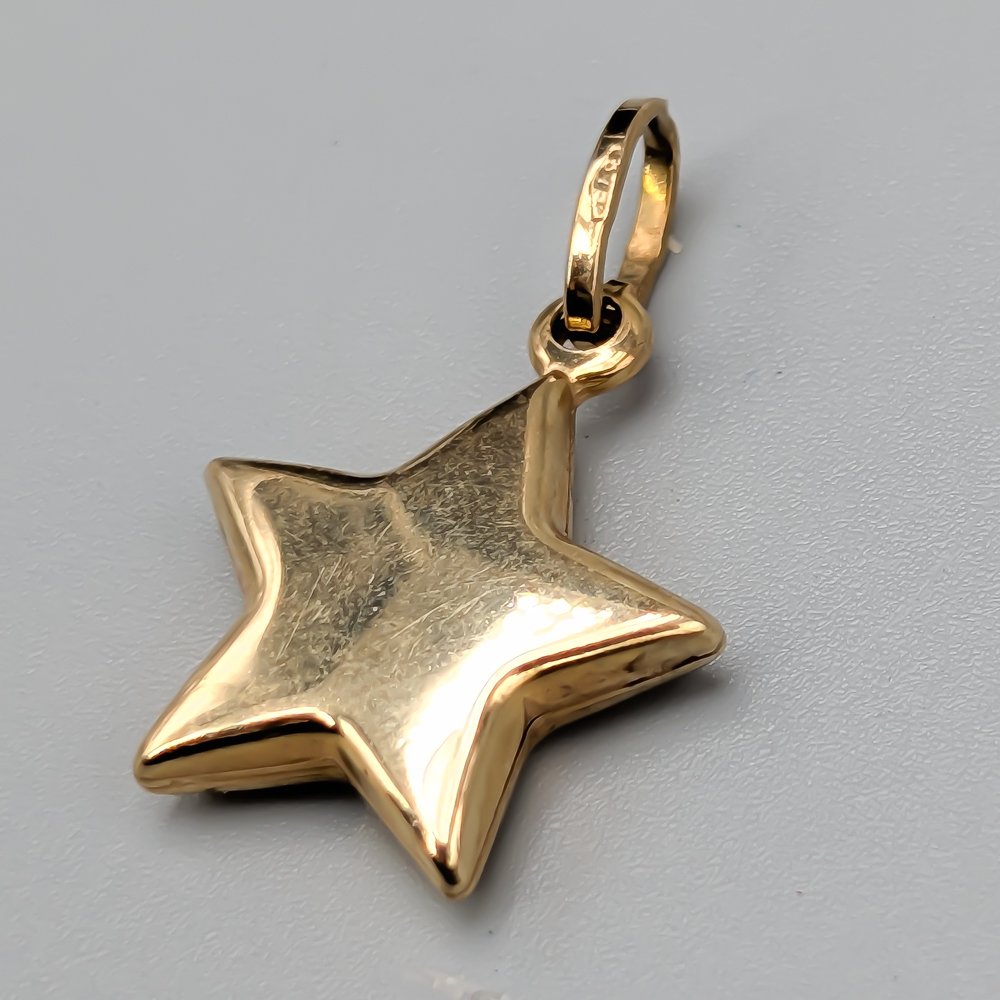 Hänge i Guld Stjärna-0
