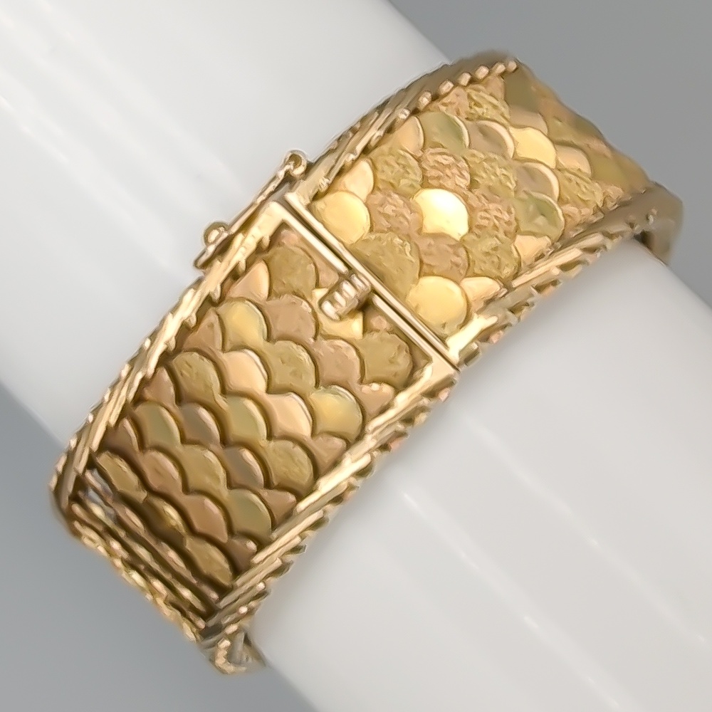 18.5cm Bracelets in Multicolored Gold 18K 47.06g - Image 2